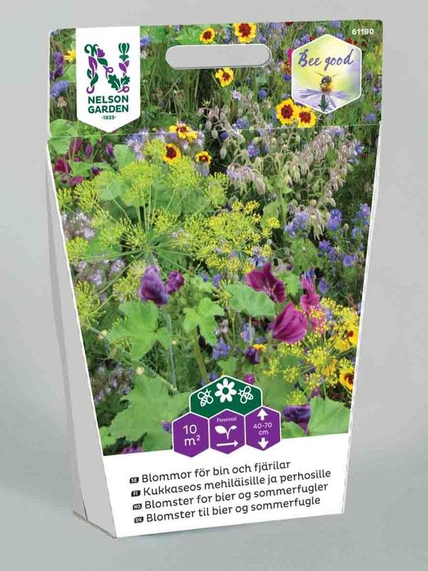 Blomster for bier og sommerfugler, 20g.