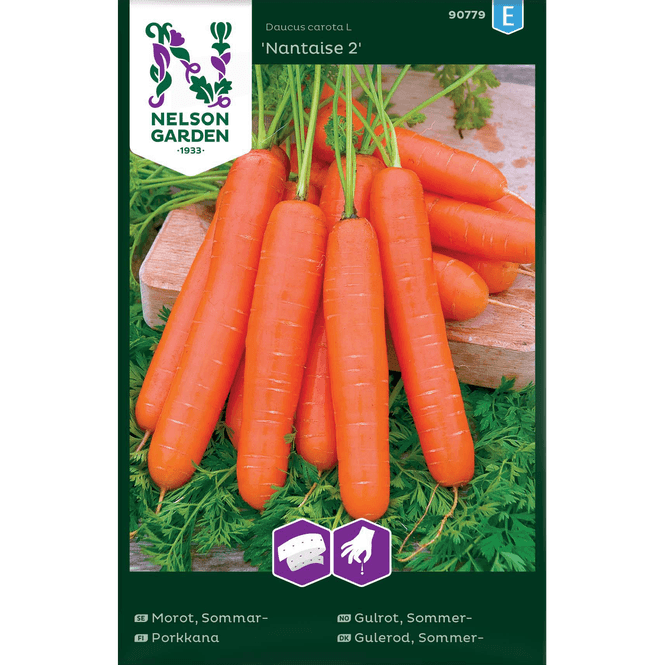 Hovedbilde Sommergulrot 'Nantaise 2' frøbånd