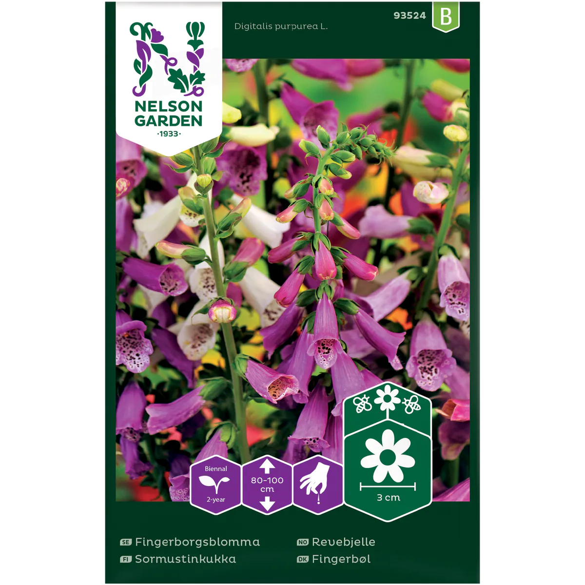 Revebjelle, blandede farger