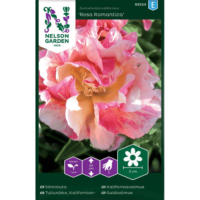 Hovedbilde Kaliforniavalmue 'Rosa Romantica'