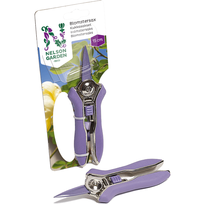 Hovedbilde Blomstersaks lilla, 15 cm