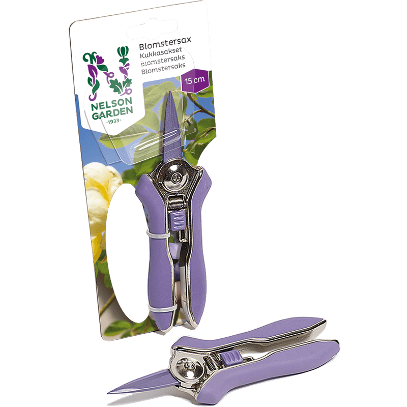 Blomstersaks lilla, 15 cm