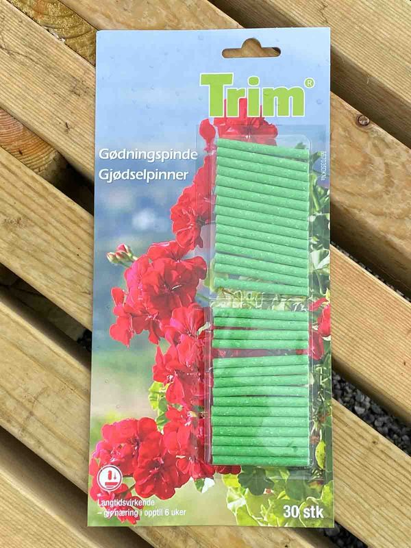 Trim gjødselpinner 30stk
