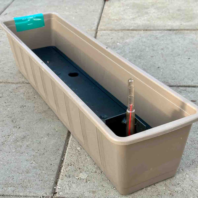 Balkongkasse selvvanning, Aqua green